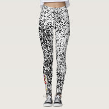 Kundenspezifische Leggings GESPRENKELT MIT dem