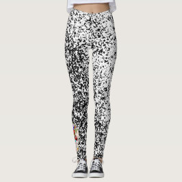Kundenspezifische Leggings GESPRENKELT MIT dem