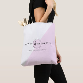 Kundenspezifische Logo-Makeup-Künstler Beauty Salo Tasche