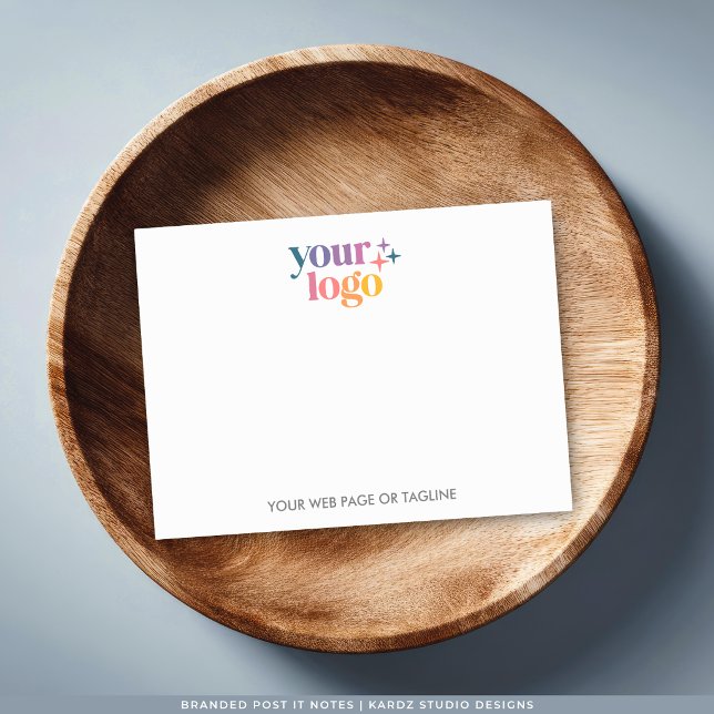 Kundenspezifische Logogeschäfte Post-it Klebezettel (Add your logo to these 4x3 inches branded post-its and keep your business present all year long.)