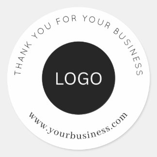 Kundenspezifische Logos Danke für Ihr Business Juw Runder Aufkleber