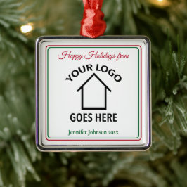 Kundenspezifische Logos für Real Anwesen Company W Ornament Aus Metall