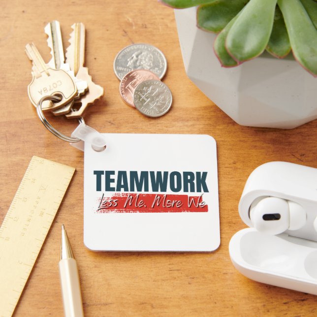 Kundenspezifische Logos Inspiration Teamwork Busin Schlüsselanhänger (Schreibtisch)