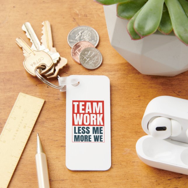 Kundenspezifische Logos Inspiration Teamwork Busin Schlüsselanhänger (Schreibtisch)