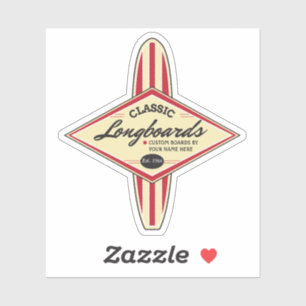 Kundenspezifische Longboards Surfbretter Aufkleber