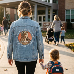 Kundenspezifische, lustige Geschenke für beschäfti Jeansjacke