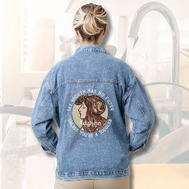 Kundenspezifische, lustige Geschenke für beschäfti Jeansjacke