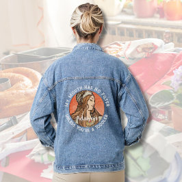 Kundenspezifische, lustige Geschenke für beschäfti Jeansjacke