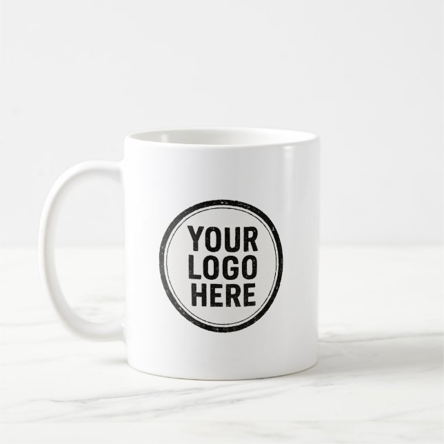 Kundenspezifische Markenbezeichnungen für Ihr Logo Kaffeetasse (Links)
