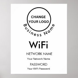 Kundenspezifische Markenbezeichnungen Wifi-Details Poster