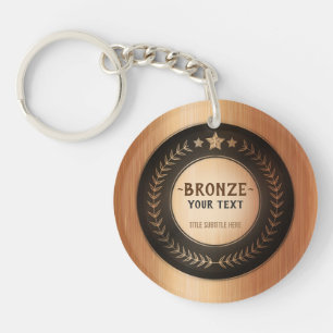 KUNDENSPEZIFISCHE MEDAILLE Bronze DES DRUCK-DIY Schlüsselanhänger