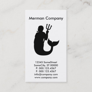 kundenspezifische Mermanfirma Visitenkarte