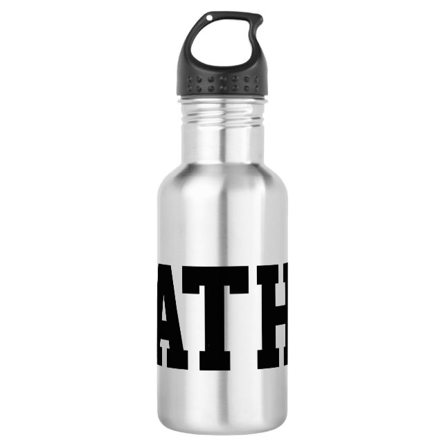 Kundenspezifische mit Monogramm Wasserflasche des (Vorderseite)