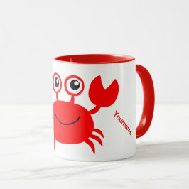 Kundenspezifische Monogramm-Tassen der glücklichen Tasse