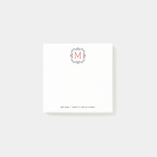 Kundenspezifische Monogramme Posten-it® Post-it Klebezettel