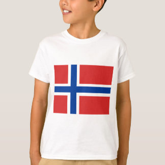 Kundenspezifische norwegische Flagge (Norske T-Shirt