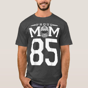 Kundenspezifische Nummer 85 Fußball Mama Personali T-Shirt