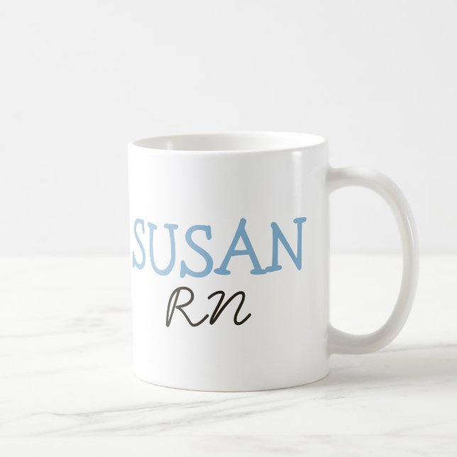 kundenspezifische Nurse-Tasse (Ihr Name) Kaffeespe Kaffeetasse (Rechts)