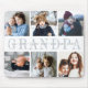 Kundenspezifische Opa Foto Collage & Grandchildren Mousepad (Vorne)