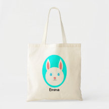 Kundenspezifische Osterhasen-Tasche mit Blau