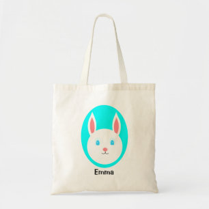 Kundenspezifische Osterhasen-Tasche mit Blau Tragetasche