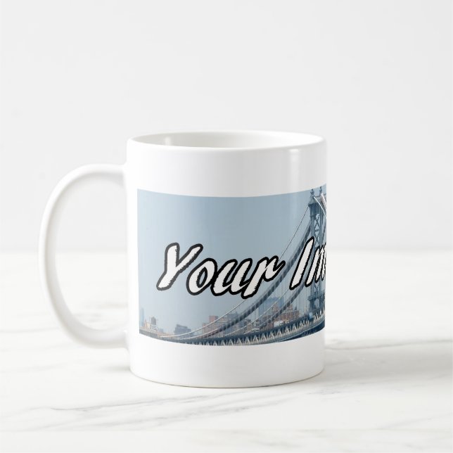 Kundenspezifische Panorama-Foto-Tasse Kaffeetasse (Links)