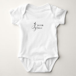 kundenspezifische personalisierte Bezeichnung ein  Baby Strampler