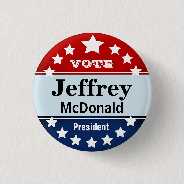 Kundenspezifische personalisierte button (Vorderseite)