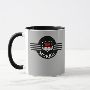 Kundenspezifische personalisierte graue Morris Tasse