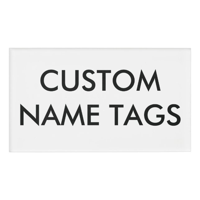 Kundenspezifische personalisierte große namenschild (Vorderseite)