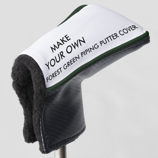 Kundenspezifische personalisierte grüne golf headcover (3/4 Vorderseite)