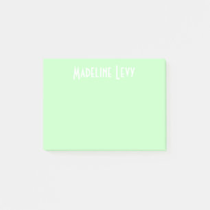 Kundenspezifische personalisierte grüne Post-It Klebezettel