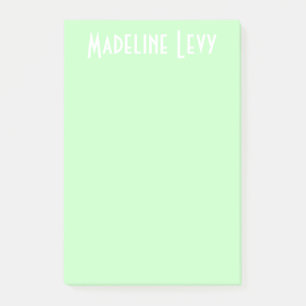 Kundenspezifische personalisierte grüne Post-It Klebezettel