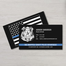 Kundenspezifische Polizeiabteilung Thin Blue Line 