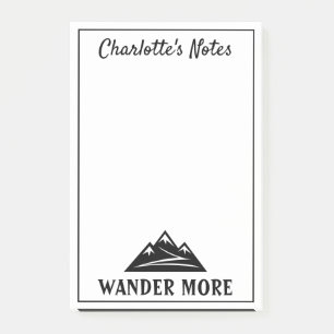 Kundenspezifische Post-it®-Notizen mit Bergspitze Post-it Klebezettel
