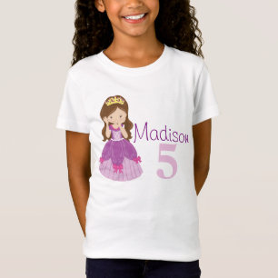 Kundenspezifische Prinzessin Birthday T-Shirt