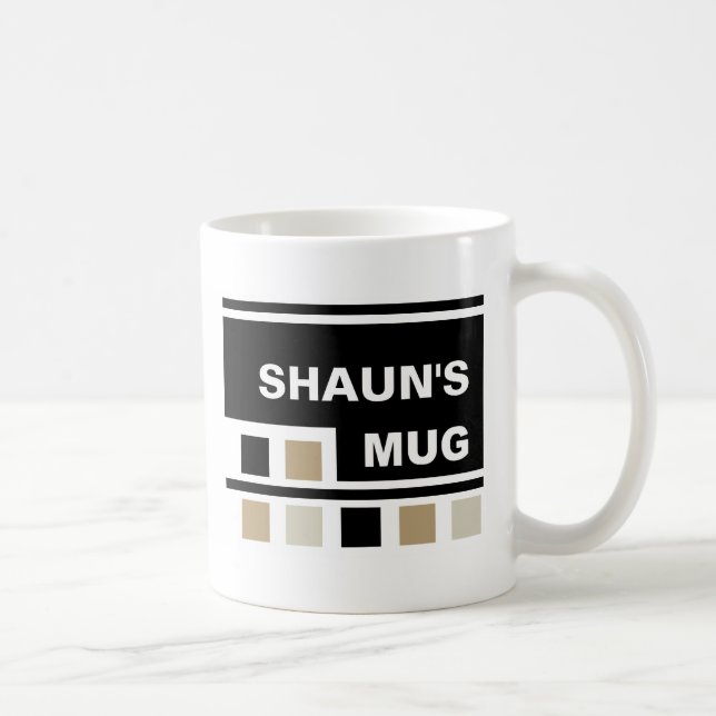 Kundenspezifische quadratische Entwurf Tasse (Rechts)