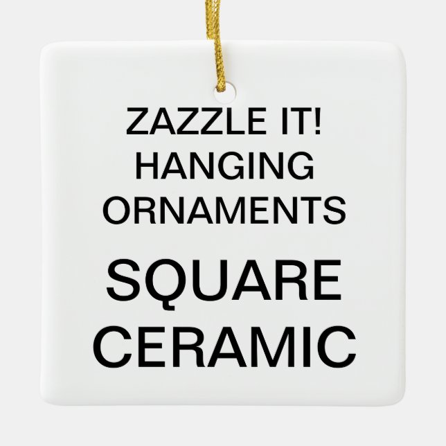 Kundenspezifische quadratische keramikornament (Vorderseite)