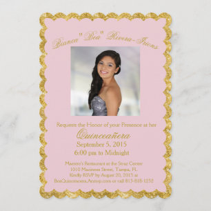 Kundenspezifische Quinceanera Einladung