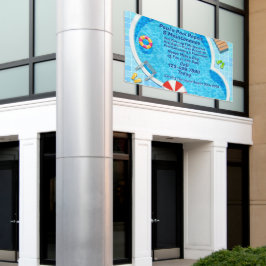 Kundenspezifische Reparatur von Pool-Wartungen Banner
