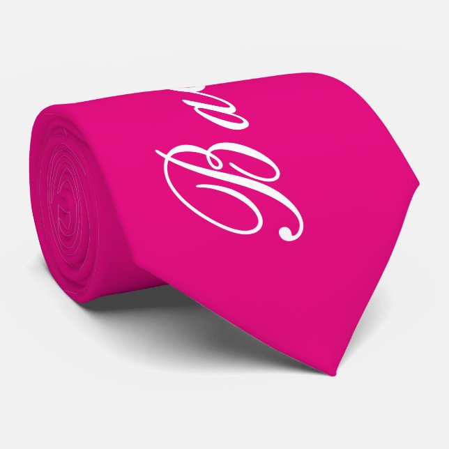 Kundenspezifische rosa krawatte (Gerollt)