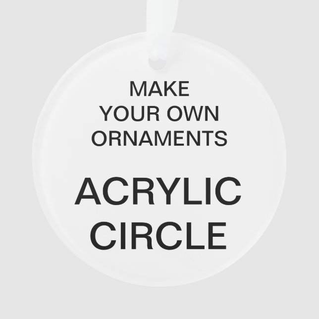 Kundenspezifische RUNDE Ornament (Vorderseite)