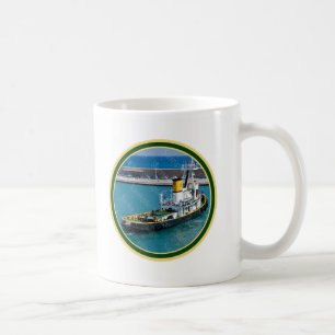 Kundenspezifische Schlepper-Boots-Tasse Kaffeetasse