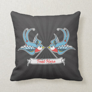 Kundenspezifische Schwalben Kissen