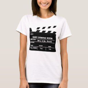 Kundenspezifische Schwangerschaftsmitteilung T-Shirt