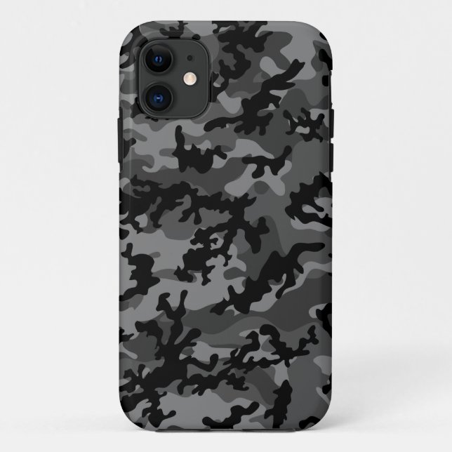 Kundenspezifische schwarze Camouflage iPhone 5 Case-Mate iPhone Hülle (Rückseite)