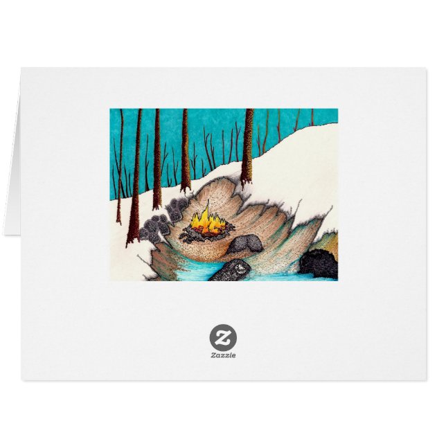 Kundenspezifische Sharpie-Weihnachtskarte (Rückseite (Horizontal))