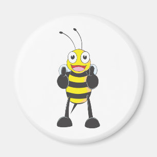 Kundenspezifische Shirts: Daumen up Bienen-Shirts Magnet