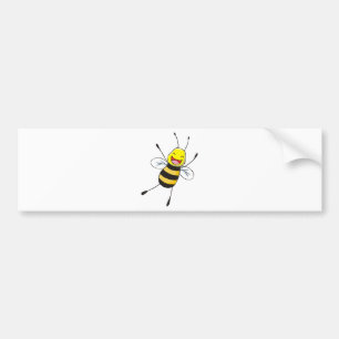 Kundenspezifische Shirts: Glückliche Bienen-Shirt Autoaufkleber
