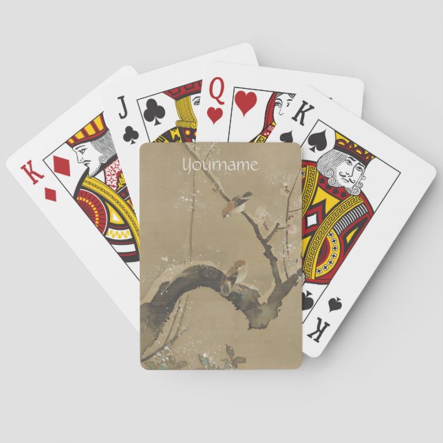 Kundenspezifische Spielkarten der japanischen (Rückseite)